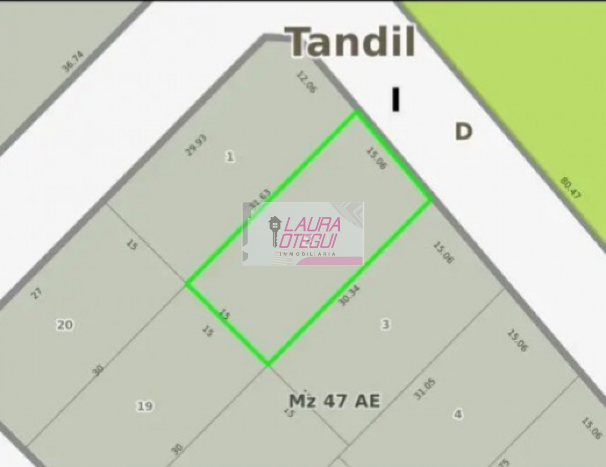 VENTA LOTE ZONA HIPODROMO 480 MTS