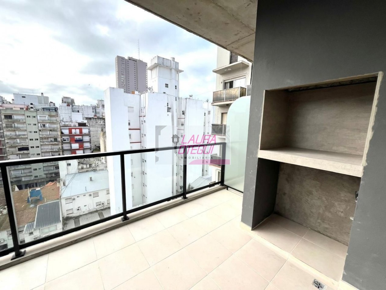 2 ambientes a estrenar con balcon y cochera en Guemes
