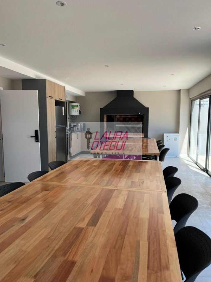 2 ambientes a estrenar con balcon y cochera en Guemes